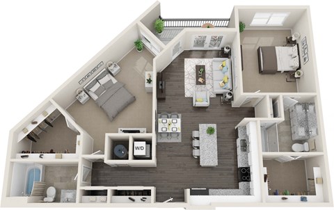 B3 Floor Plan at Anchor Riverwalk, Florida